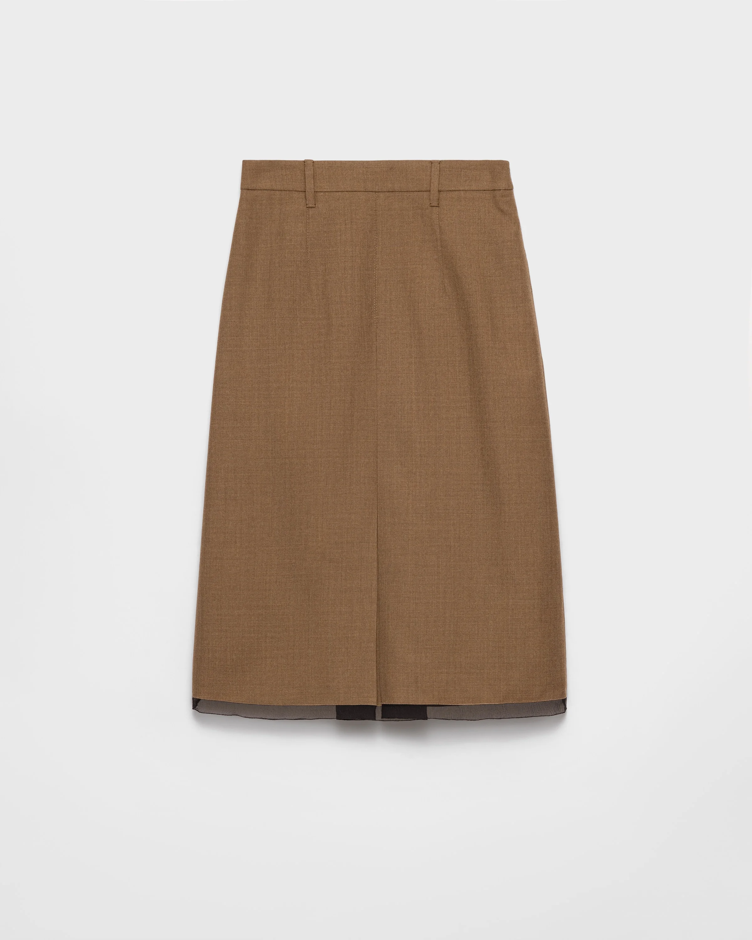 Wool midi-skirt - 1