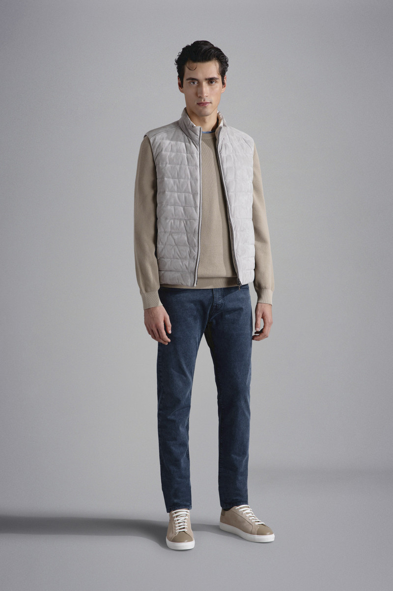 Paul & Shark AQUALEATHER SUEDE GILET outlook