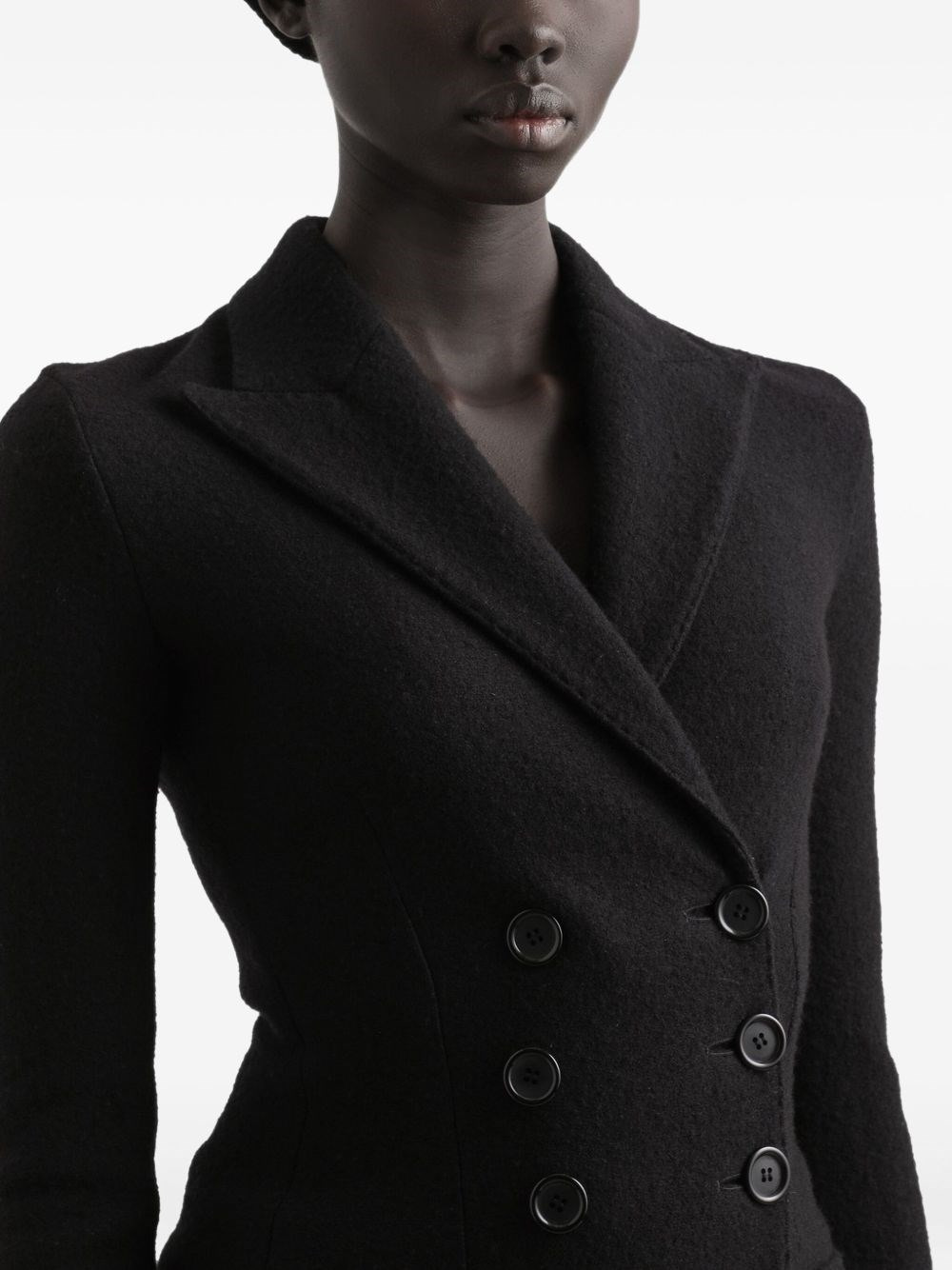 Wool blazer jacket - 5