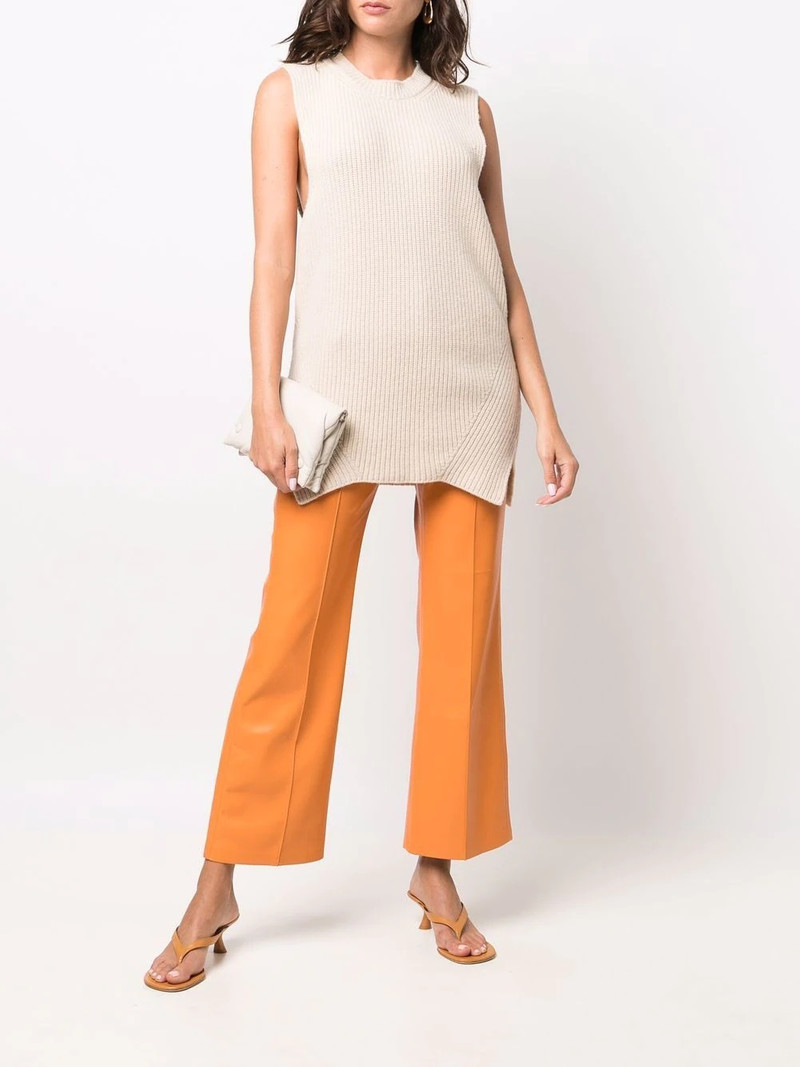 Nanushka sleeveless knit top outlook