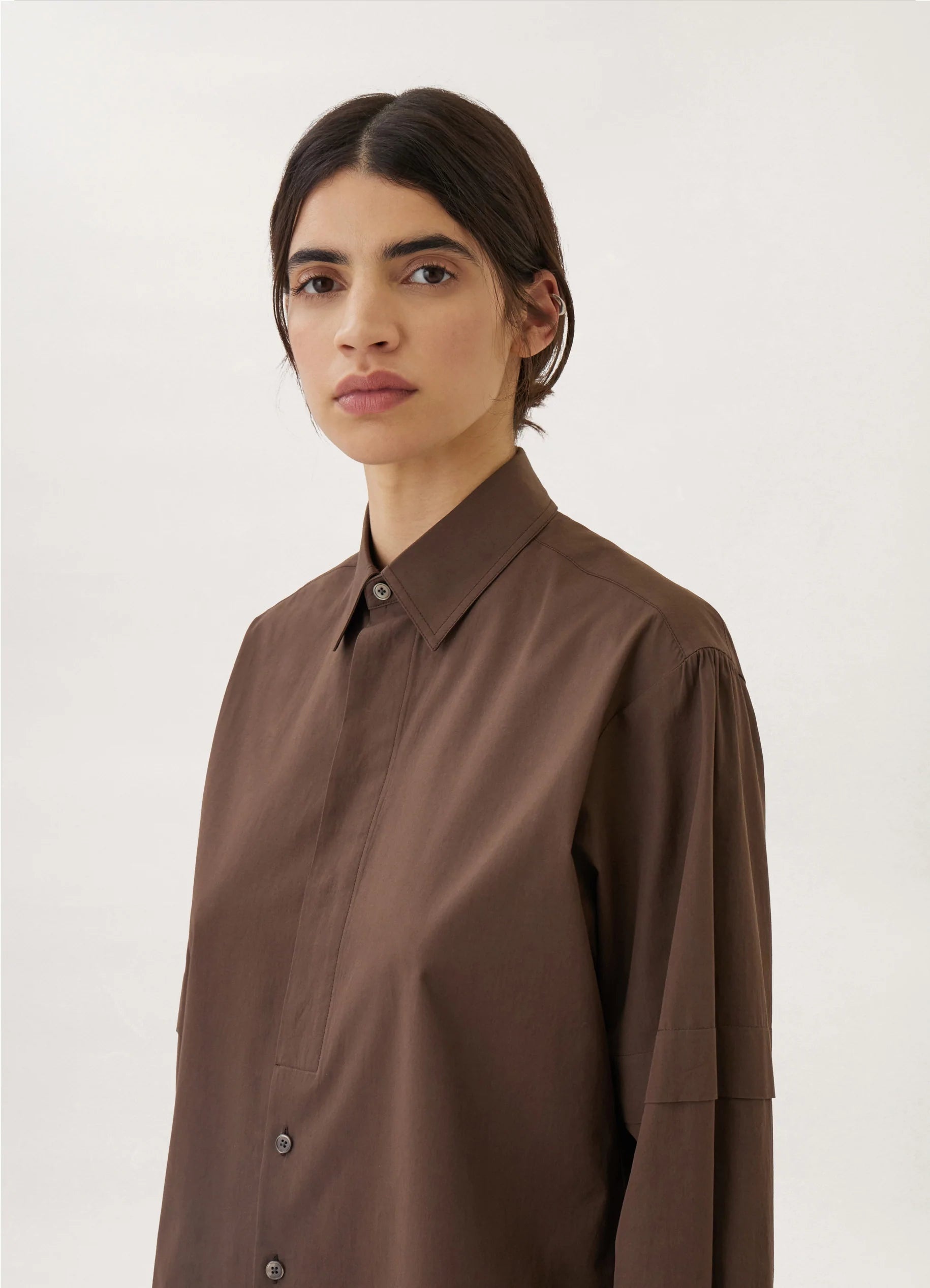 SHIRT WITH SLITS
COTTON POPLIN - 4