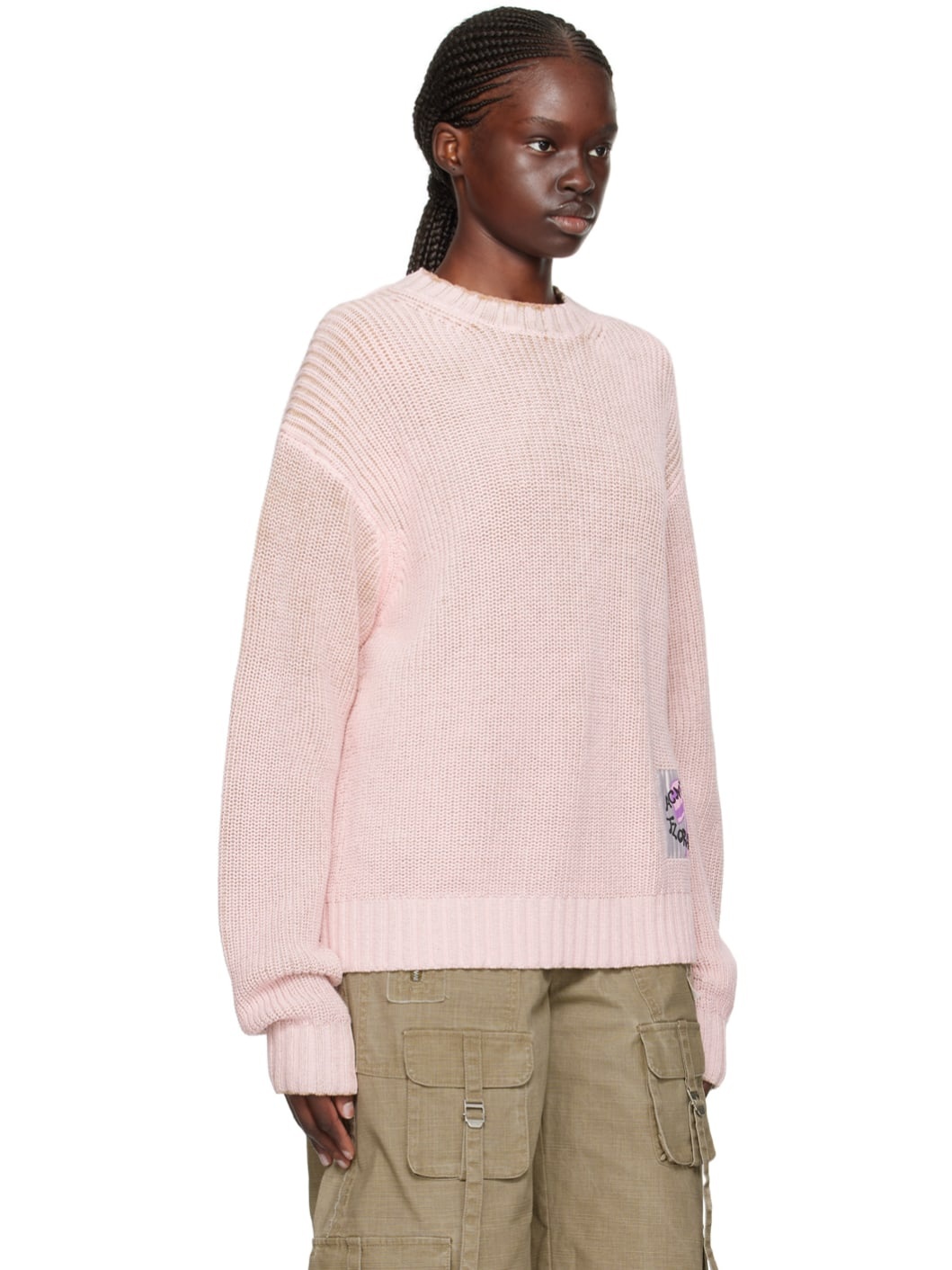 Pink Patch Sweater - 2