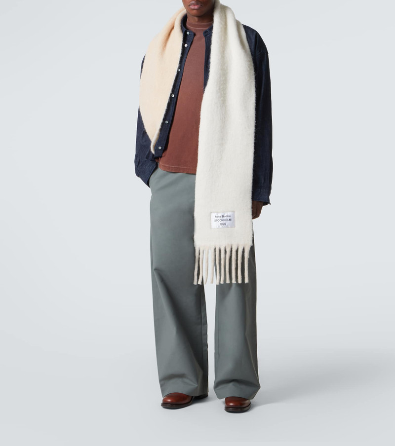 Acne Studios Embroidered denim shirt outlook