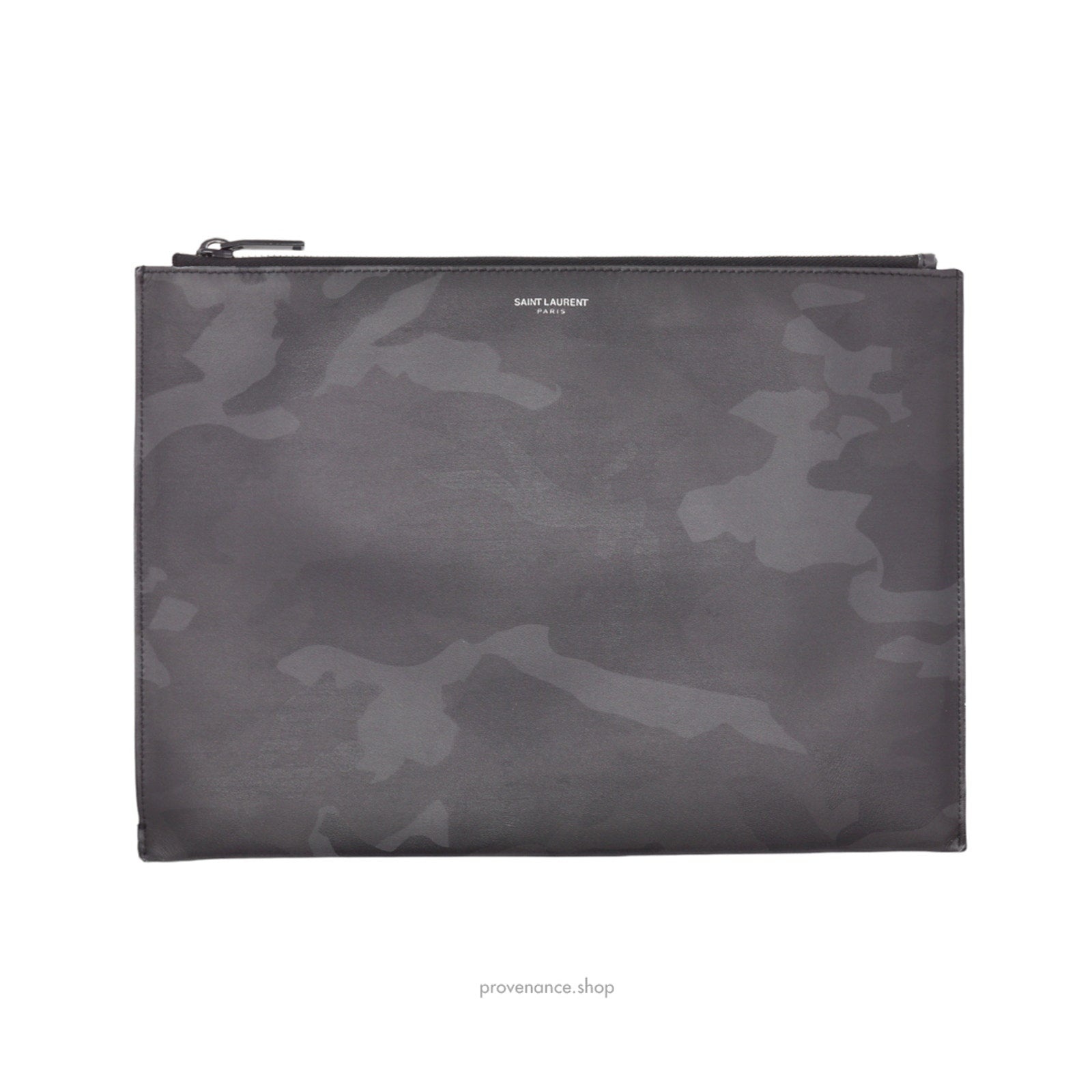 Saint Laurent Paris SLP Zipped Pouch - Shadow Camo - 1