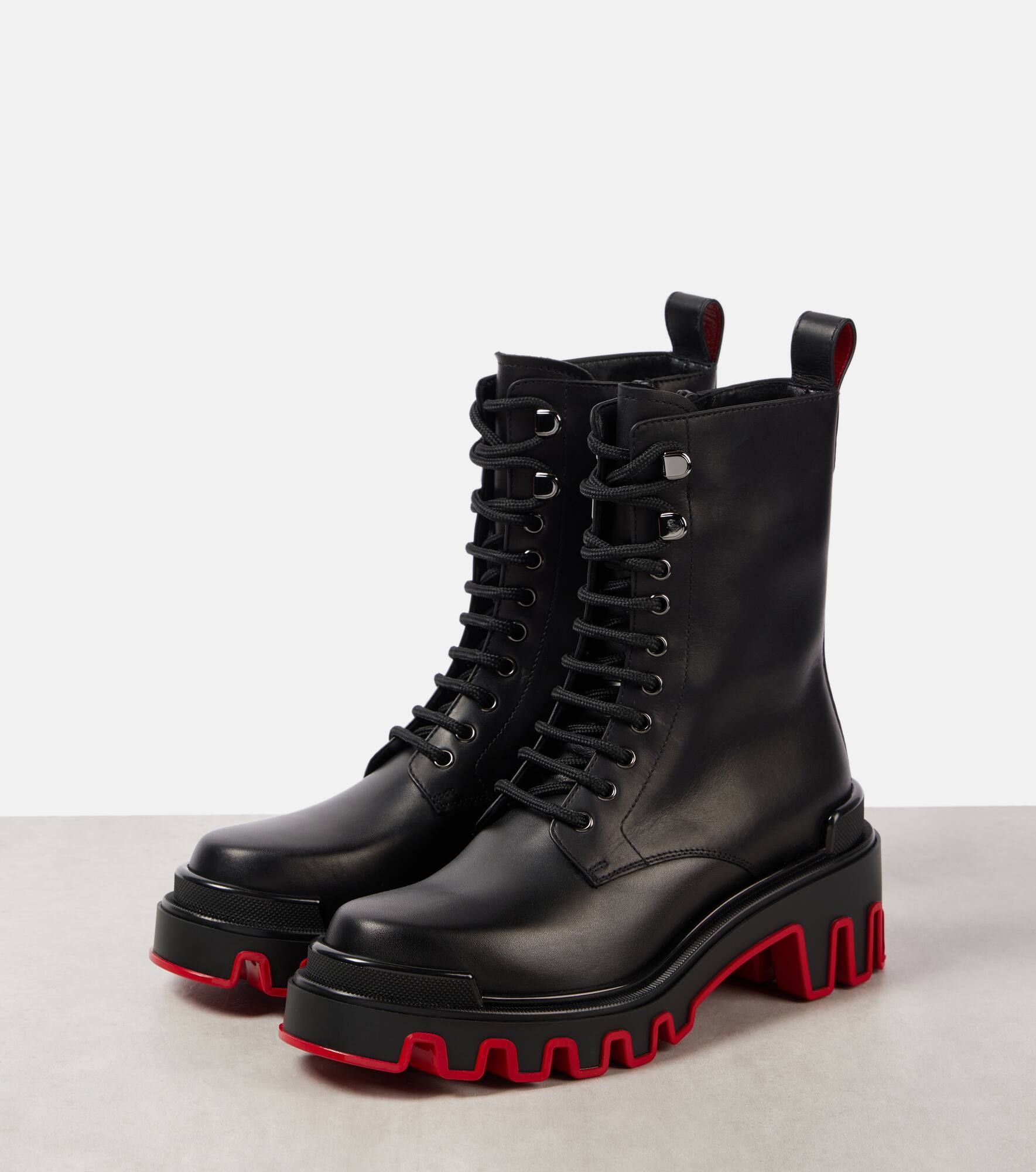 Dune Trott Alta leather combat boots - 4