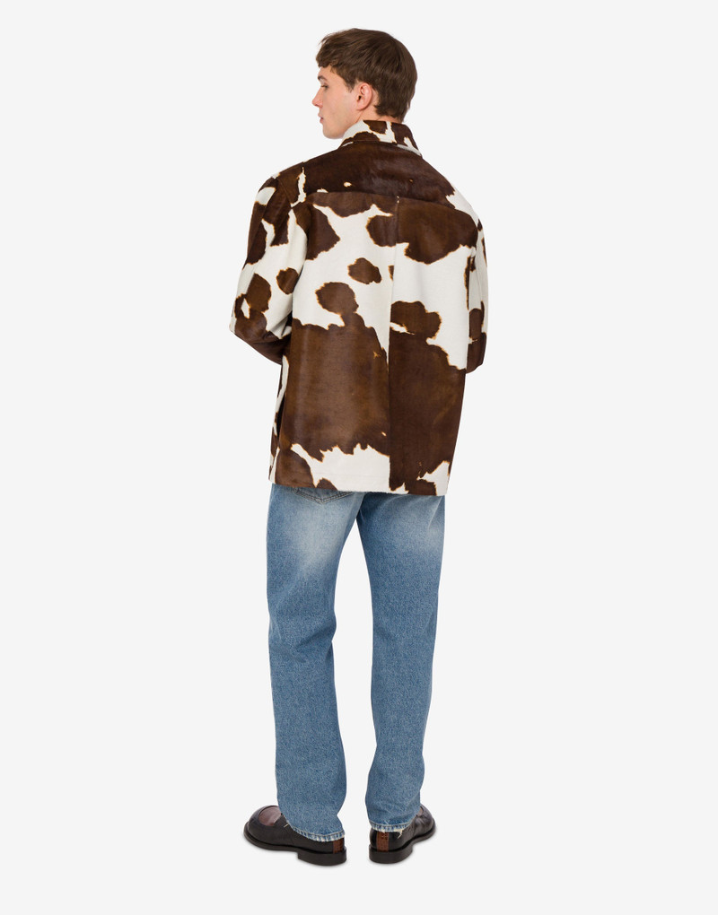 Moschino PONY SKIN JACKET outlook