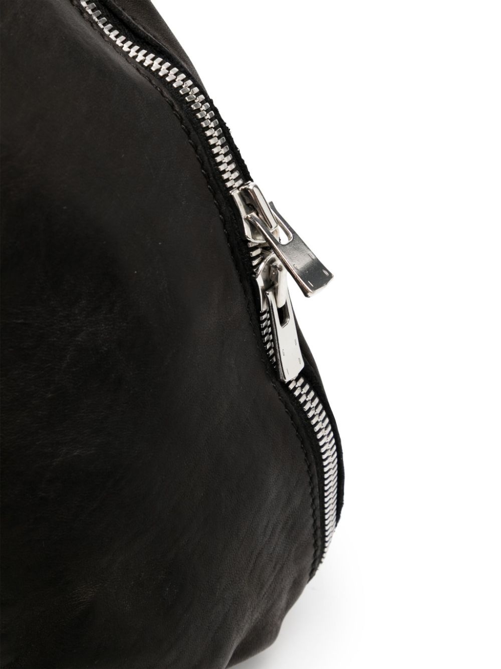 full-grain leather messenger bag - 3