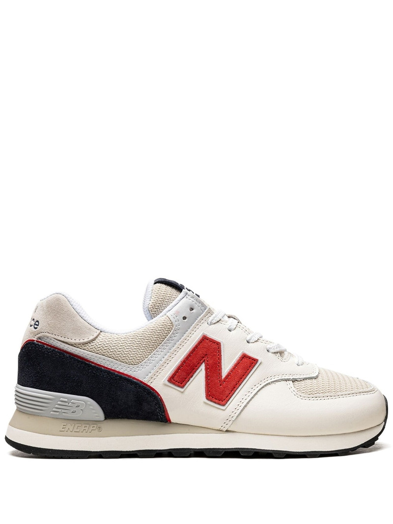 574 "White/Light Grey/Red/Navy" sneakers - 1