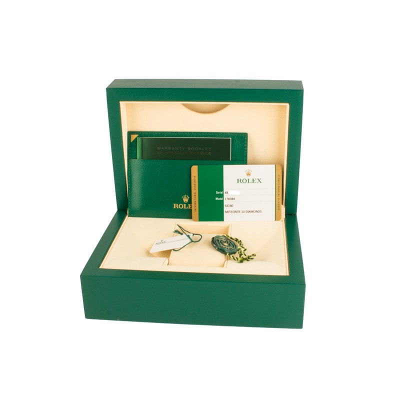 Rolex Datejust 31 178384 Meteorite Diamond Dial - 4