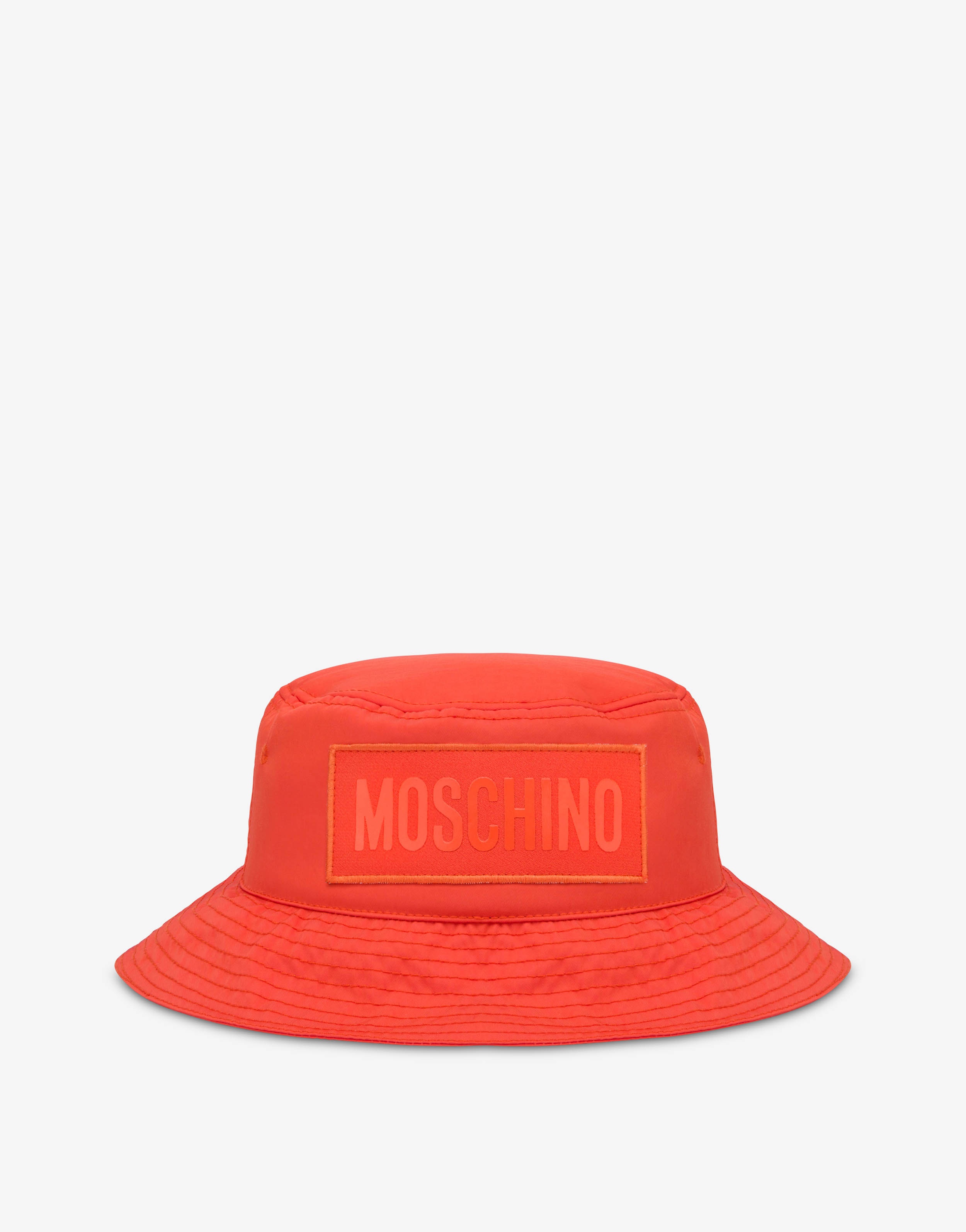 LOGO PATCH NYLON BUCKET HAT - 1