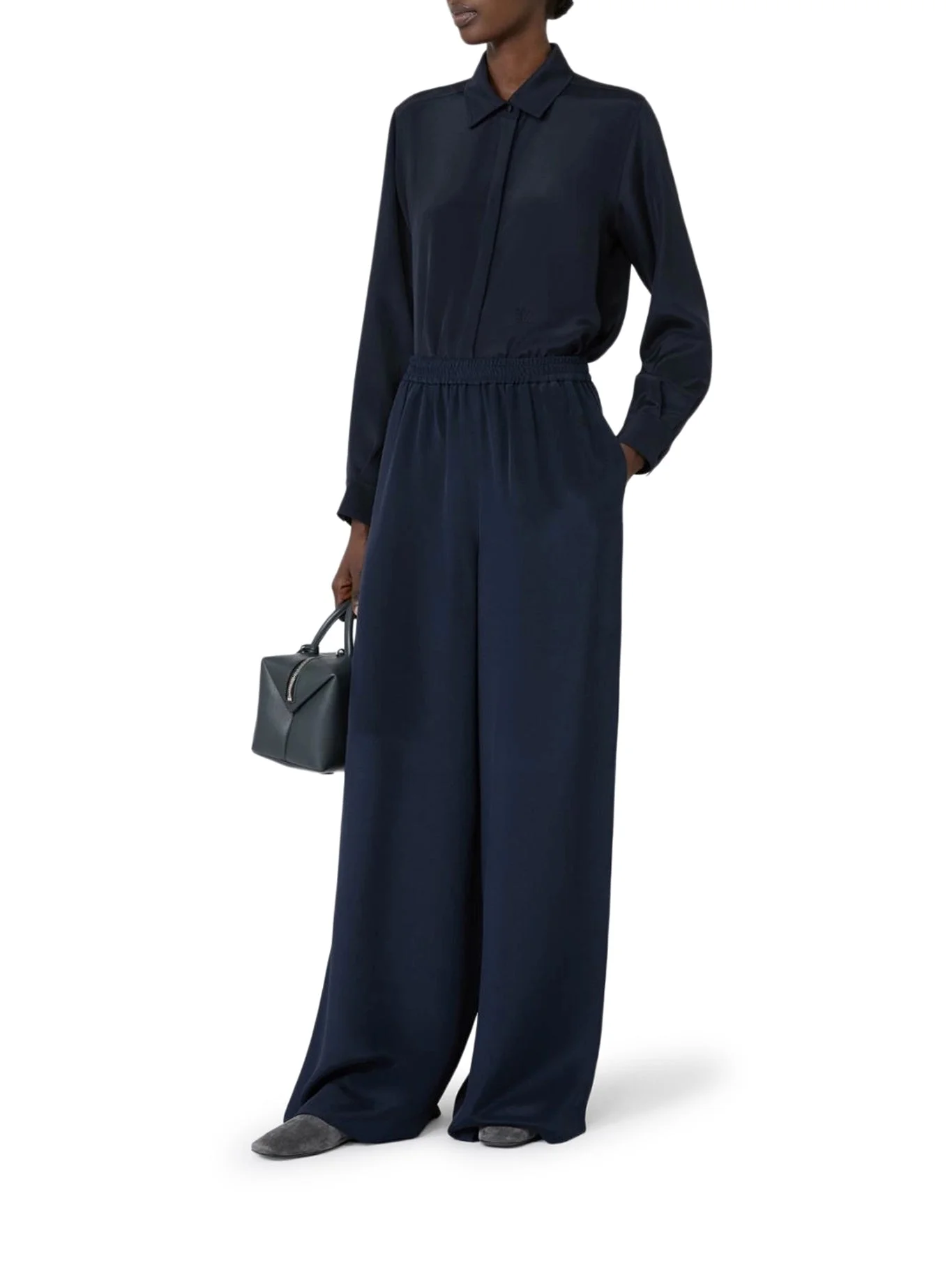 SILK CRÊPE DE CHINE SHIRT - 1