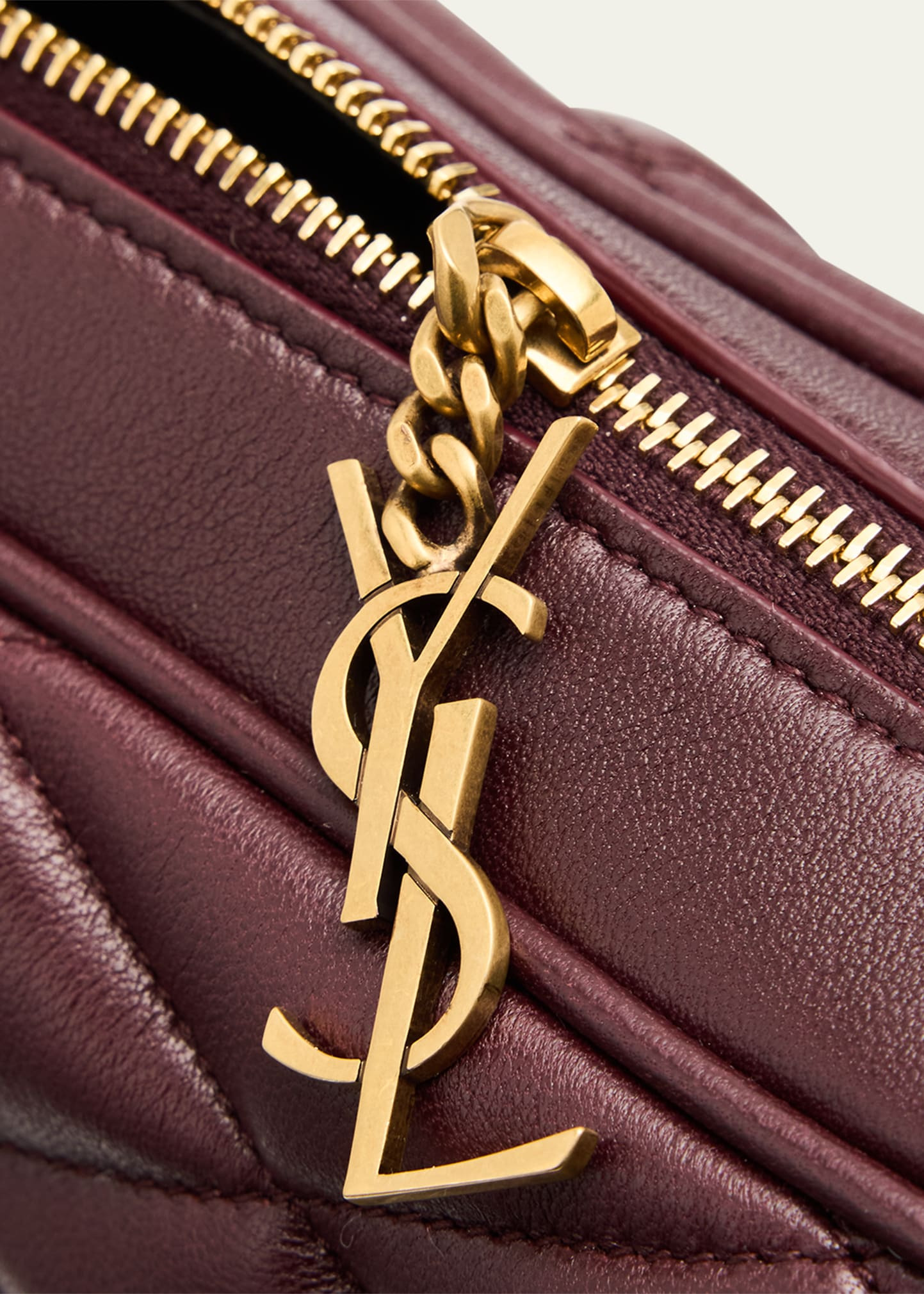 Mini Camera Bag in Quilted Leather - 5