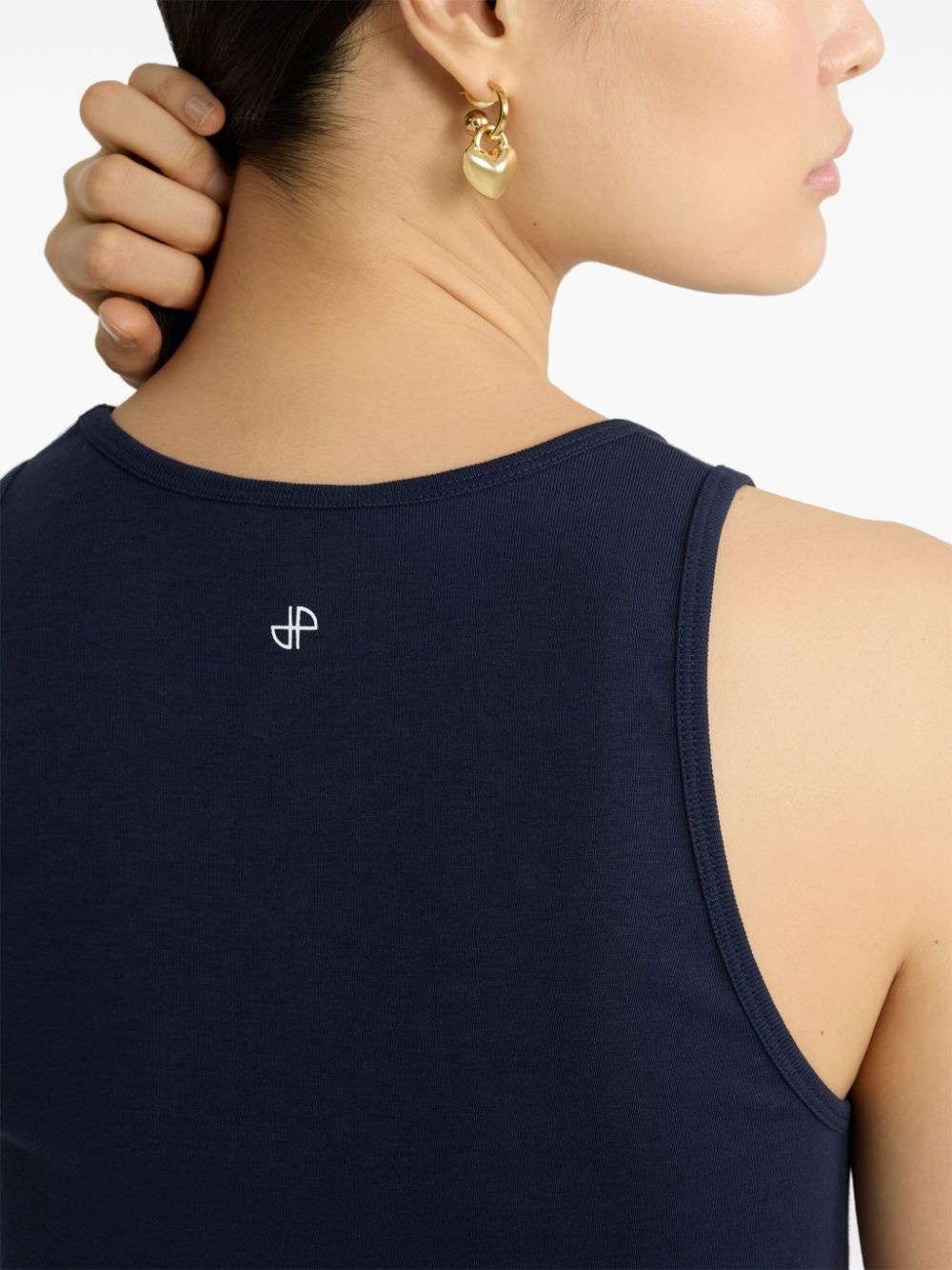logo-print tank top - 5