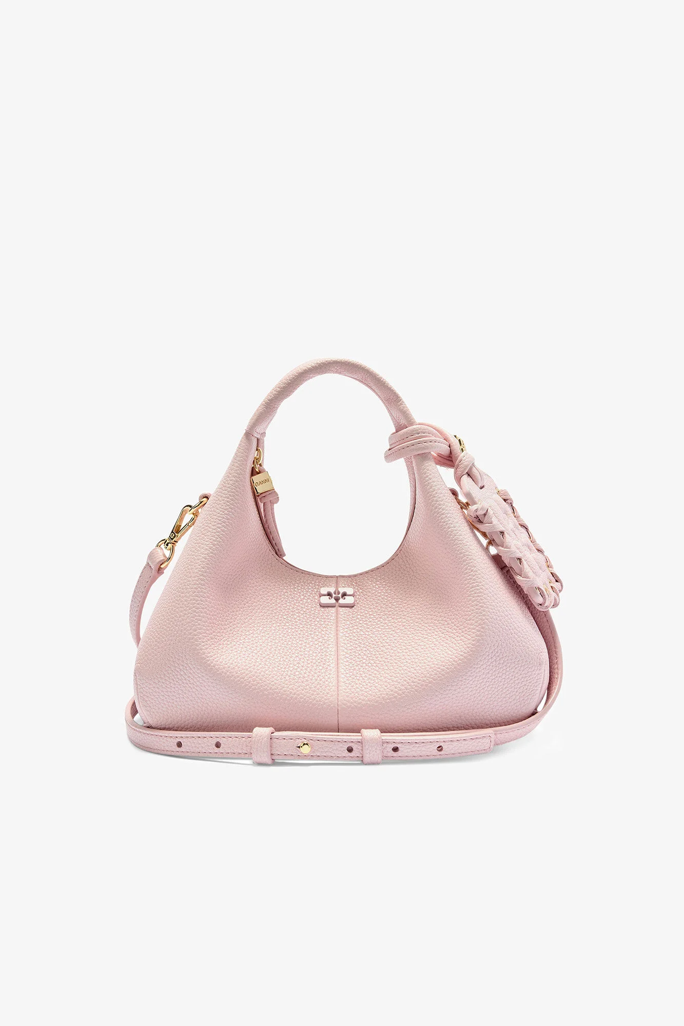 GRAINED MINI HOBO BAG - 1