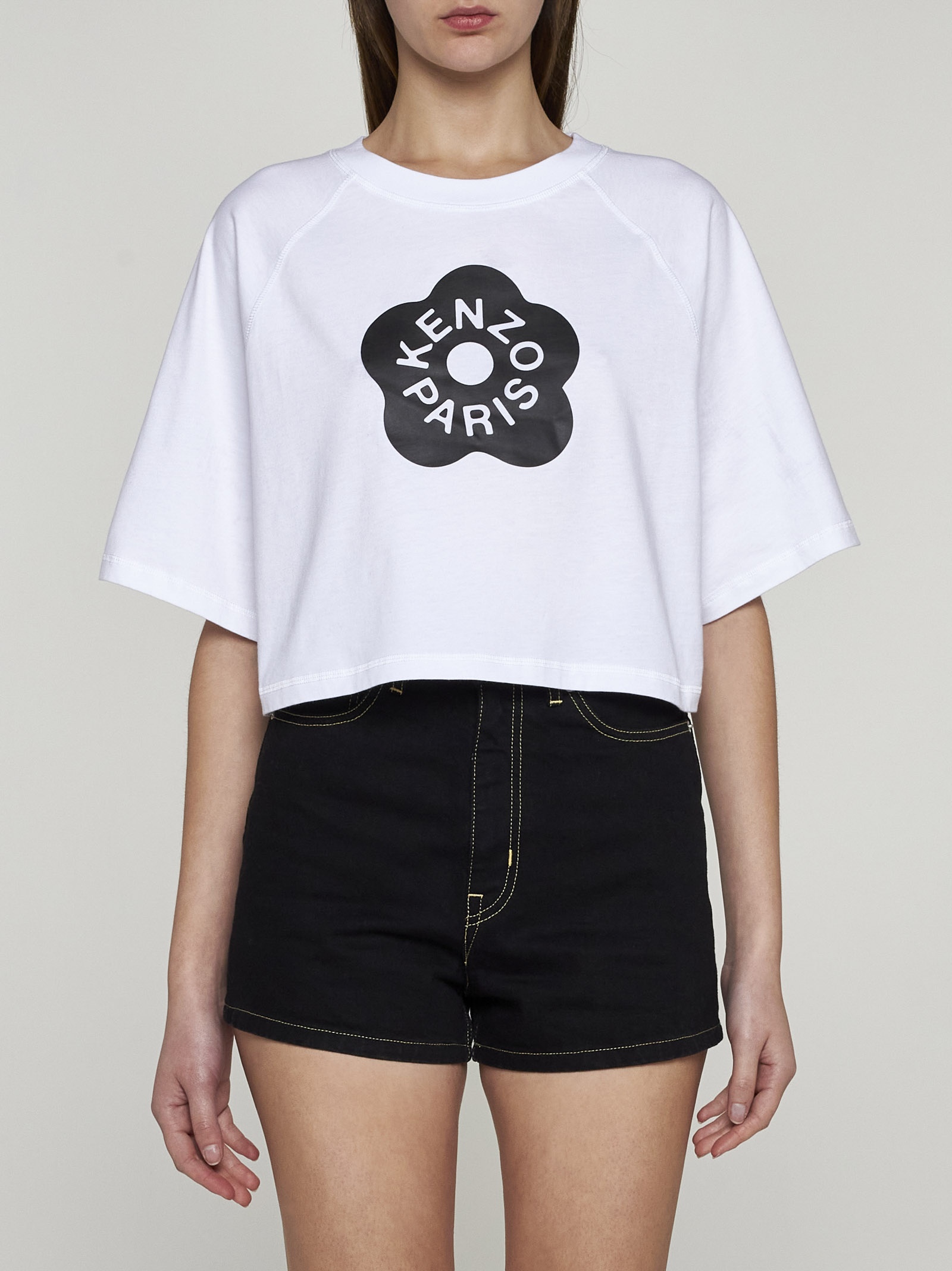 Boke cotton cropped t-shirt - 3