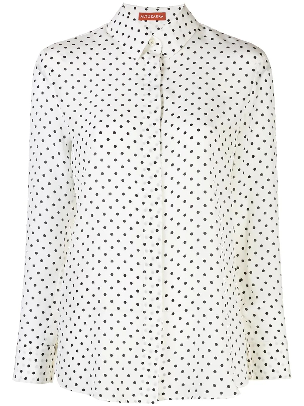 polka dot button up shirt - 1