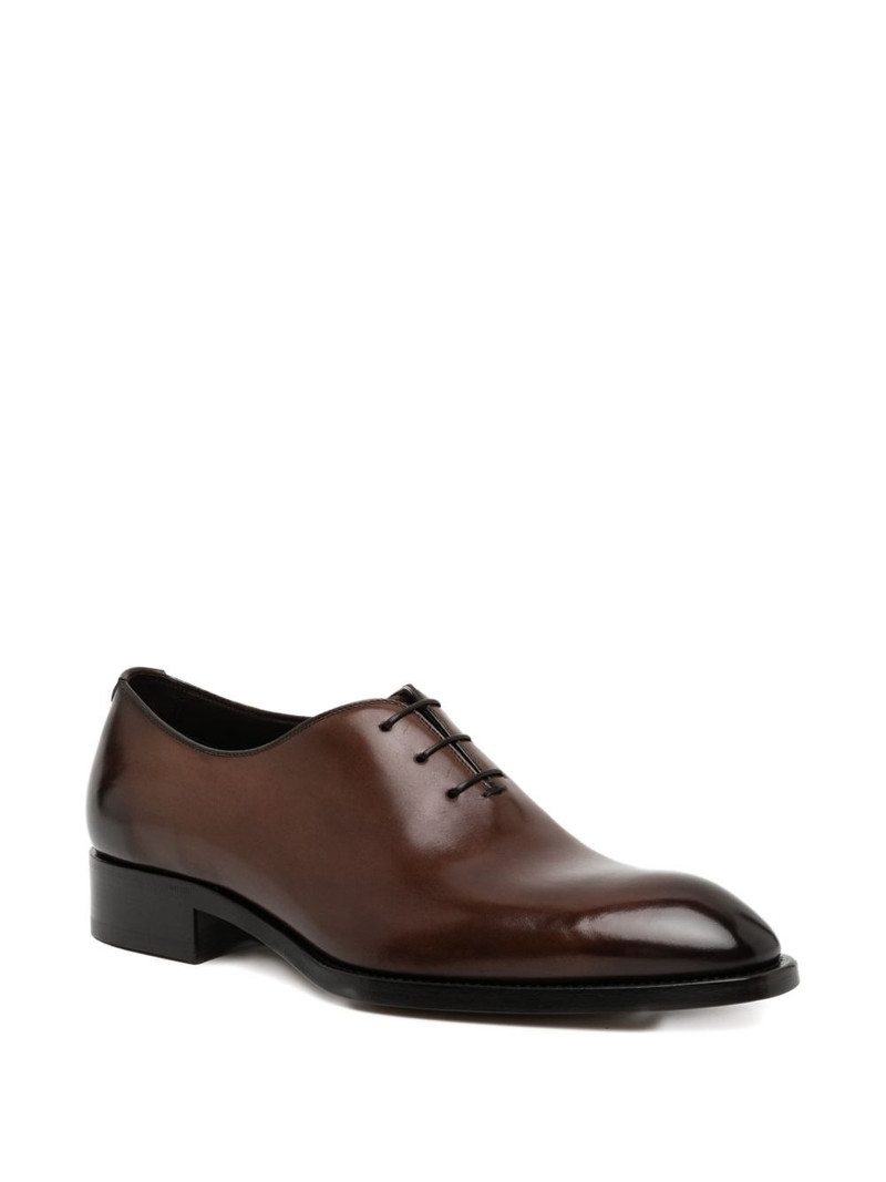 TOM FORD leather oxford shoes outlook