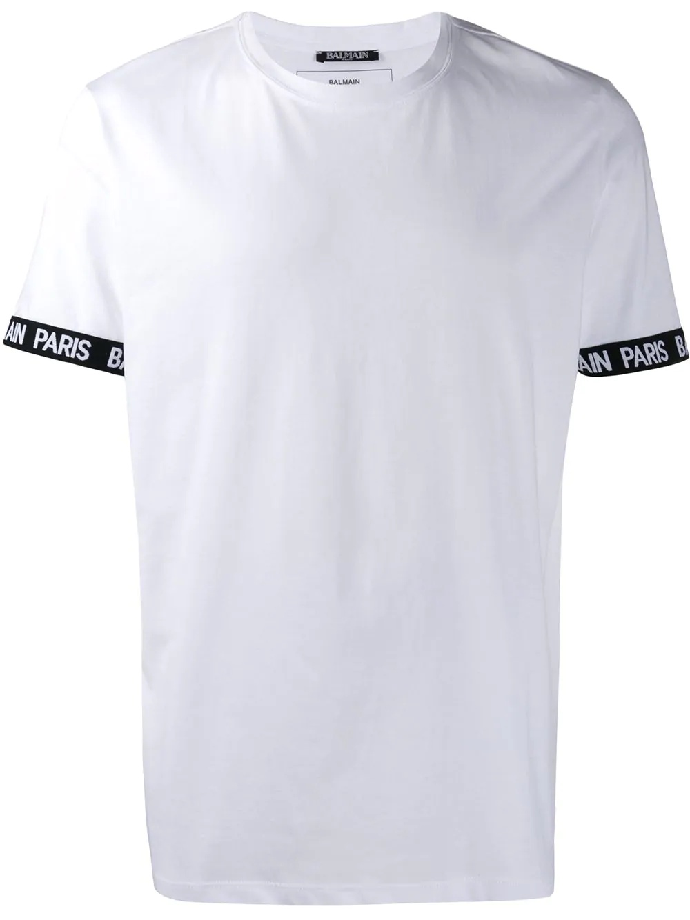 logo trim T-shirt - 1