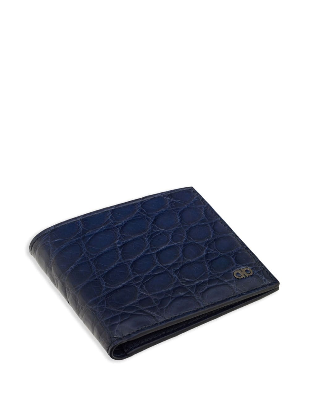Gancini crocodile-embossed wallet - 3