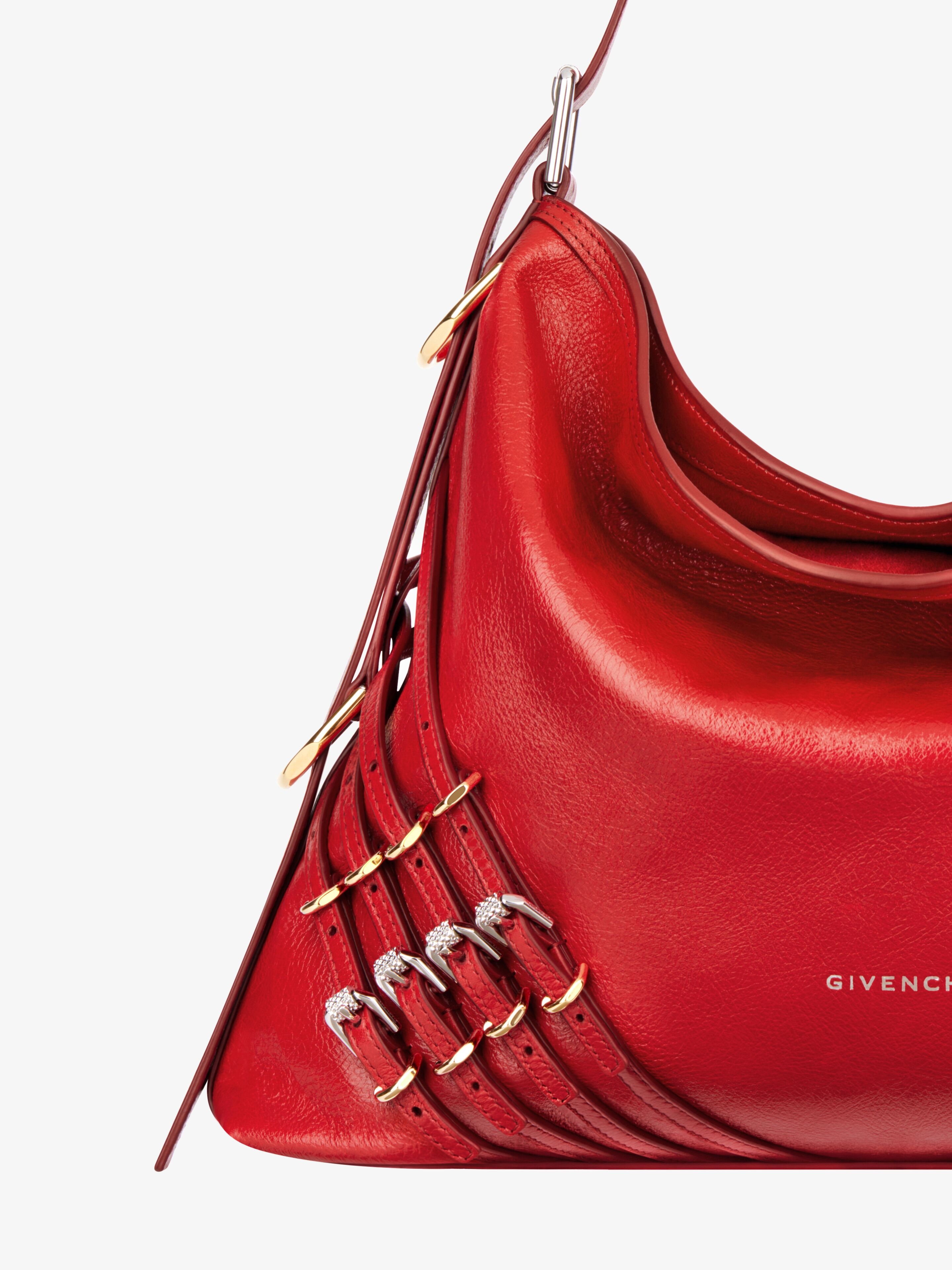 MEDIUM VOYOU BAG IN LEATHER WITH MULTI-BUCKLES - 6