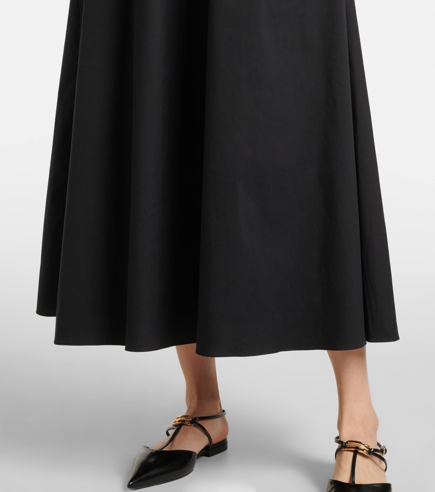 Clea cotton-blend poplin midi dress - 5