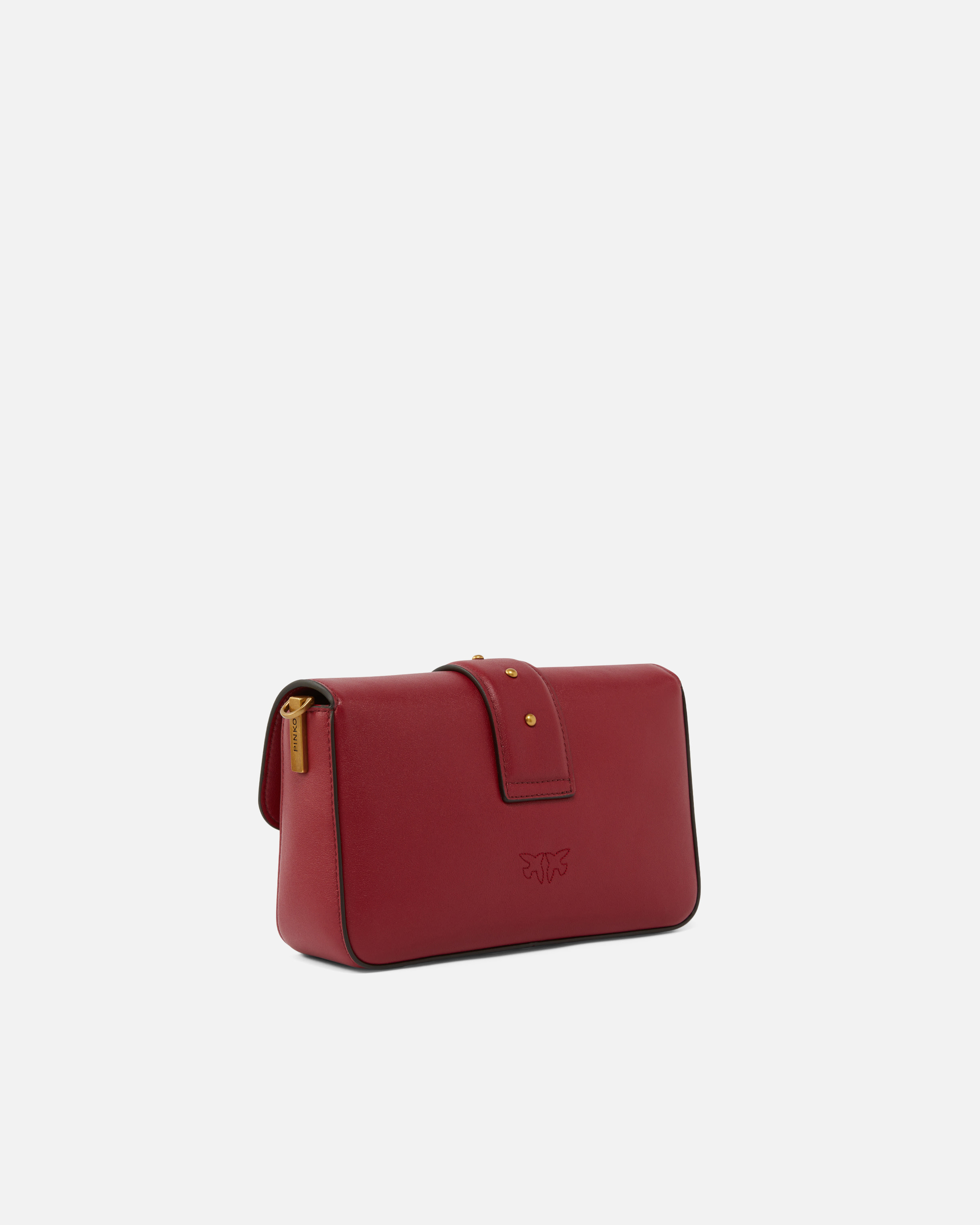 MINI LOVE BAG SLOUCHY SHOULDER BAG IN LEATHER WITH TWO STRAPS - 2