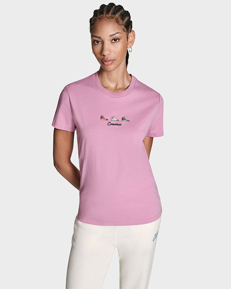 Trio Embroidered T-Shirt 1