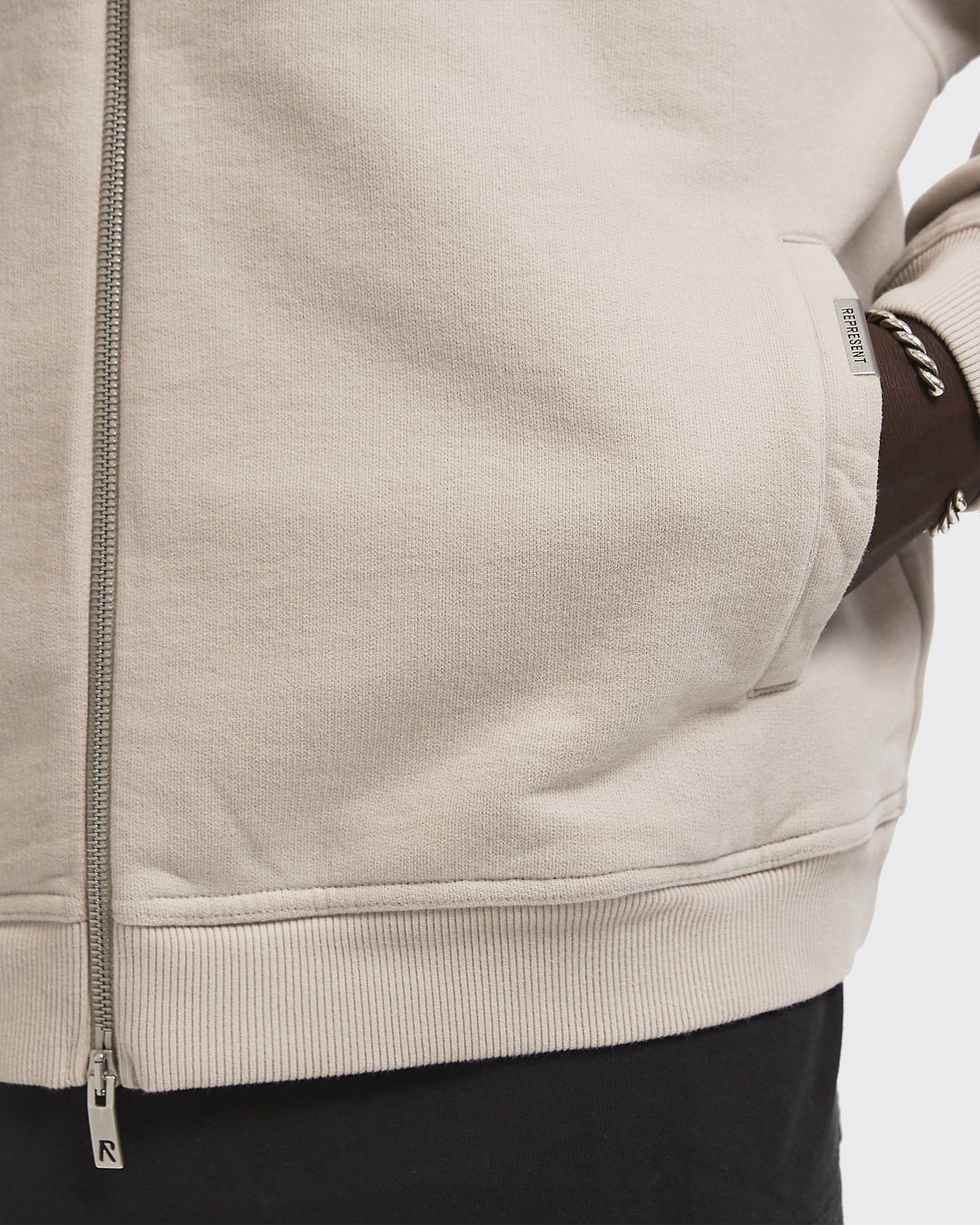 Script Logo Zip Hoodie - 4