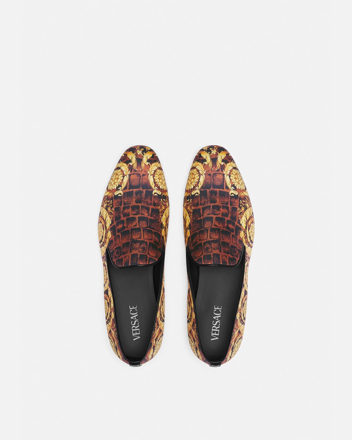 Baroccodile Satin Slippers - 3