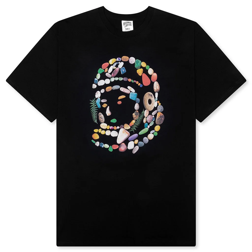 STONES S/S TEE - BLACK - 1