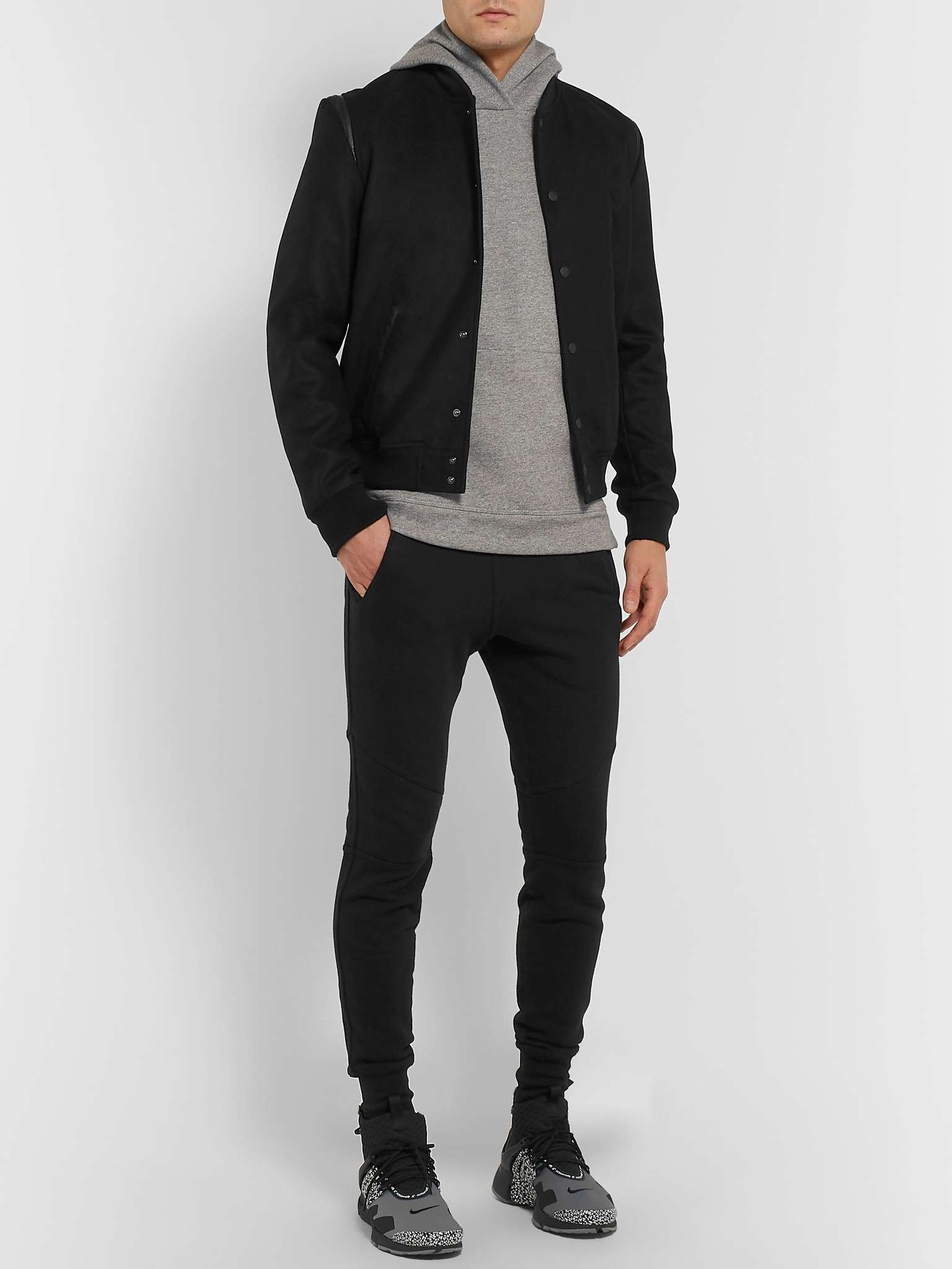 Escobar Slim-Fit Loopback Cotton-Blend Jersey Sweatpants - 2