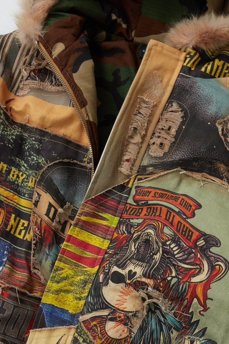 WHO DECIDES WAR VINTAGE PARKA MULTI outlook