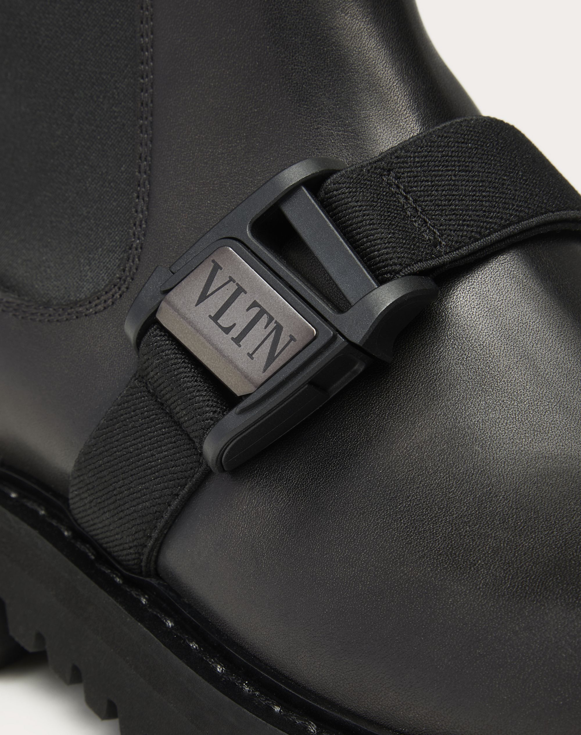 Calfskin Beatle Boot with VLTN Buckle - 5