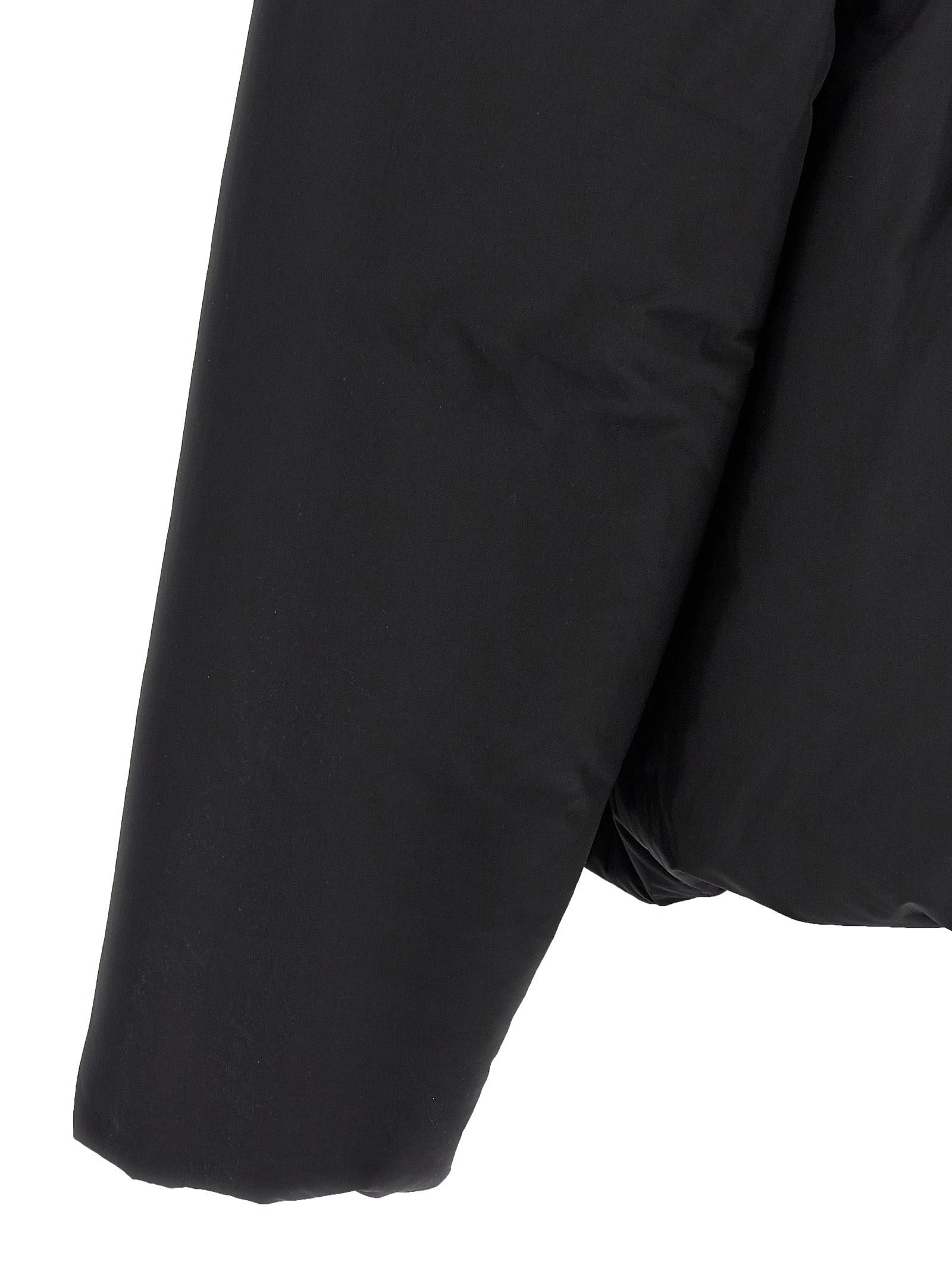 Ball Nylon Puffer Puffer Jackets Black - 4