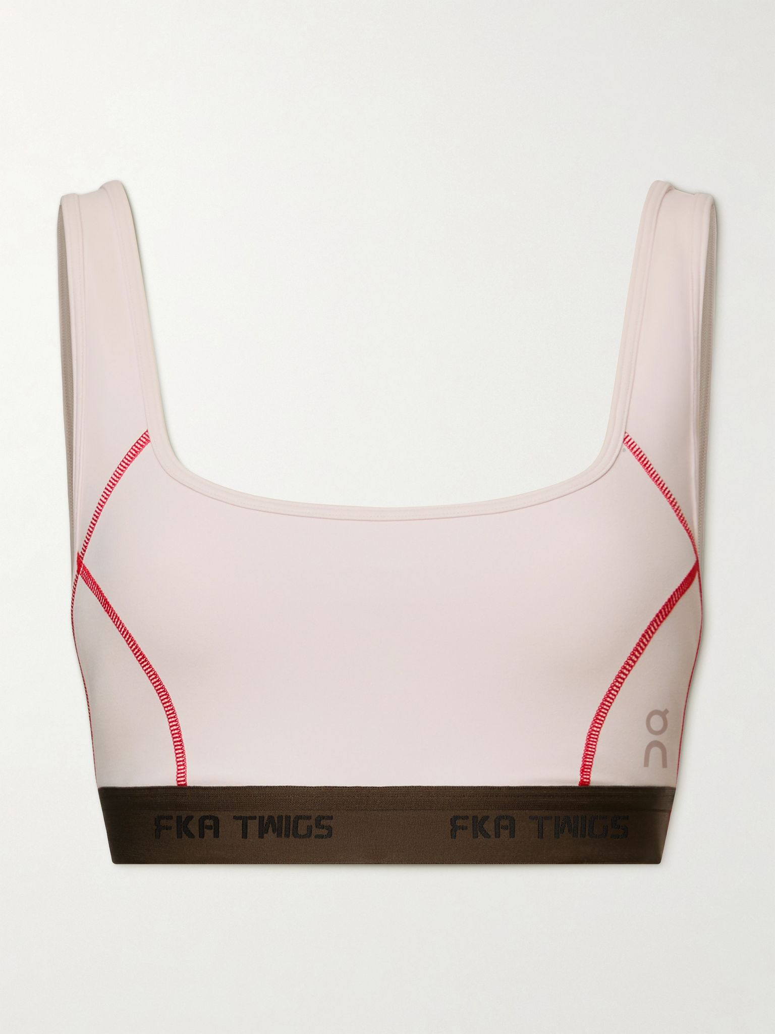 + FKA twigs Studio stretch recycled-jersey sports bra Lilac - 1