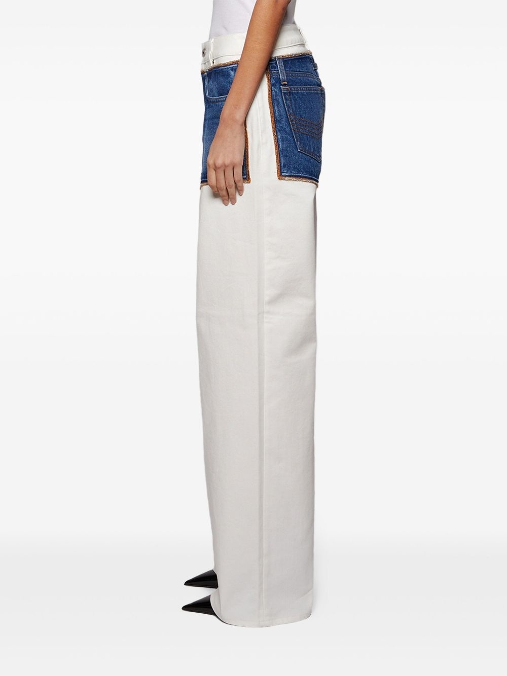 Petit Grand panelled jeans - 4