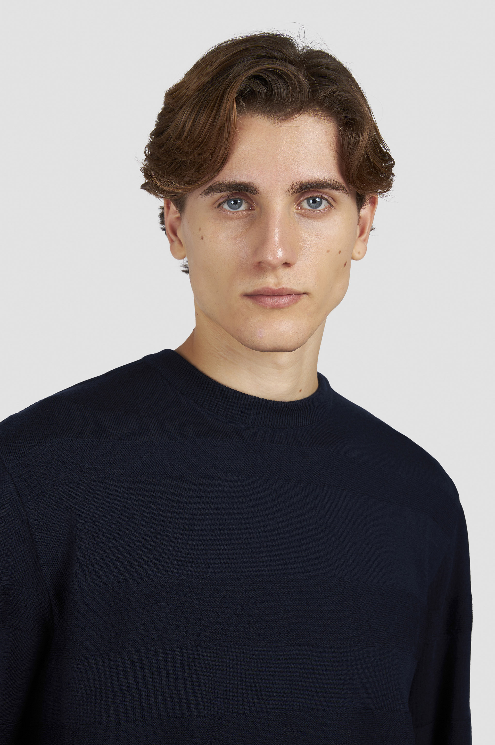 SOFT COOL TOUCH WOOL CREWNECK SWEATER - 4