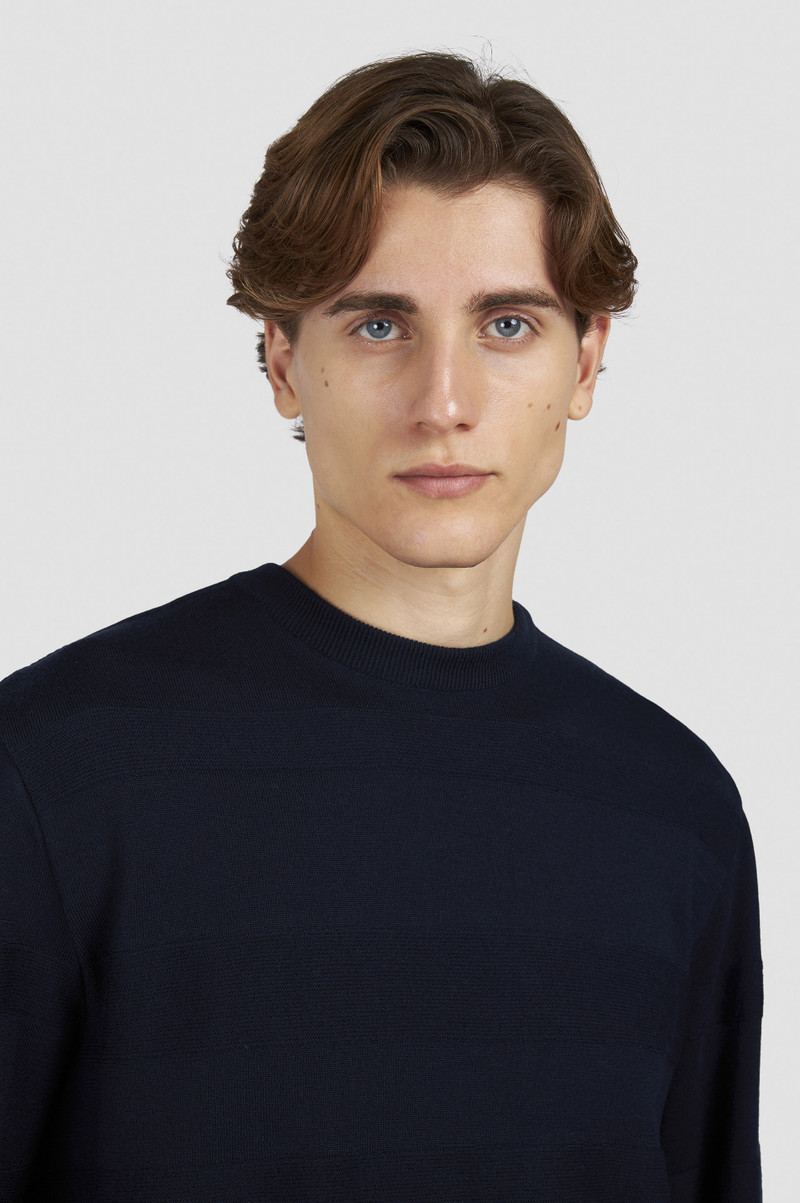 SOFT COOL TOUCH WOOL CREWNECK SWEATER 4