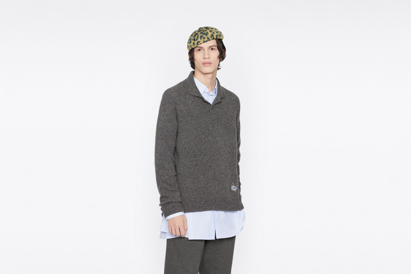 Oversized Long-Sleeved Polo Shirt 7