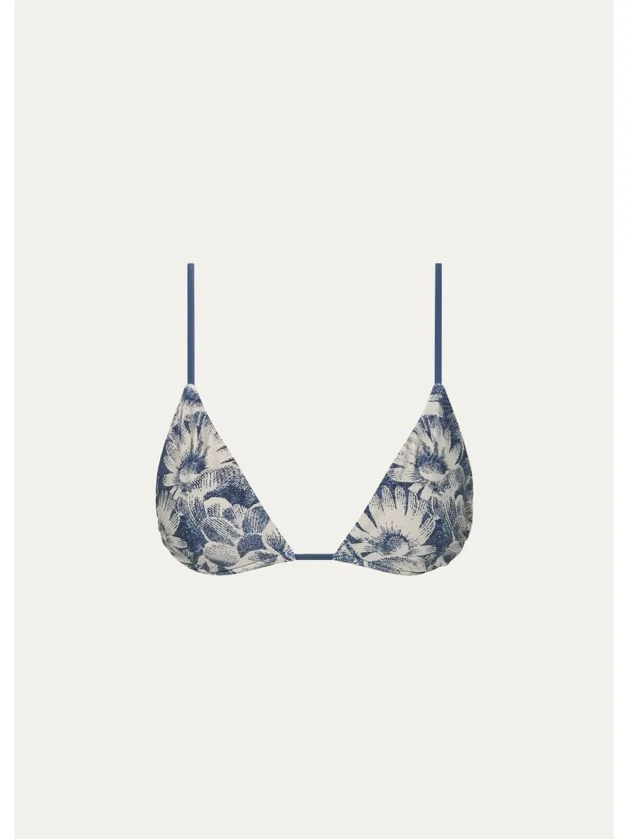 Lilia String Triangle Bikini Top - 1
