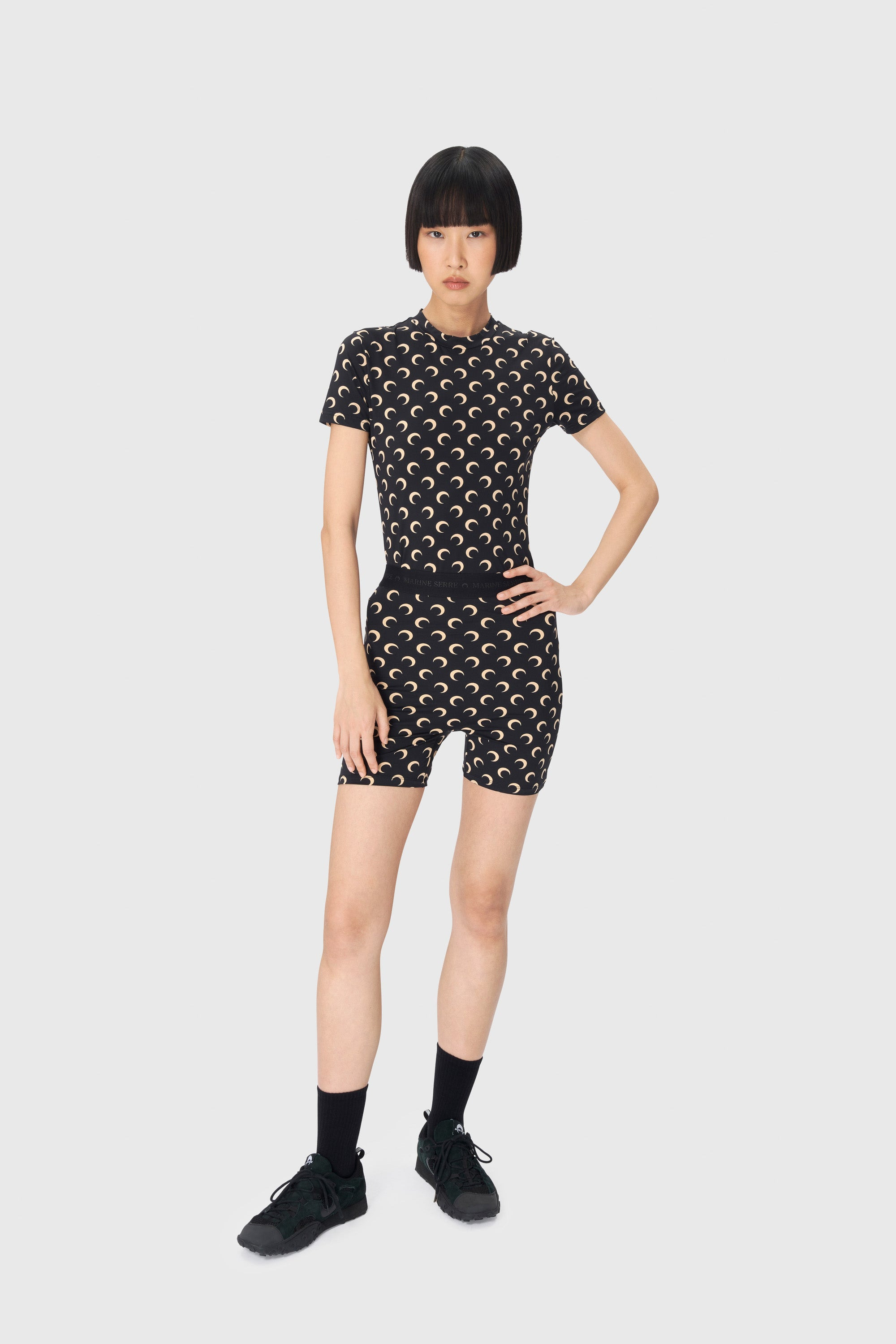 Recycled Moon Jersey Mini Shorts - 2