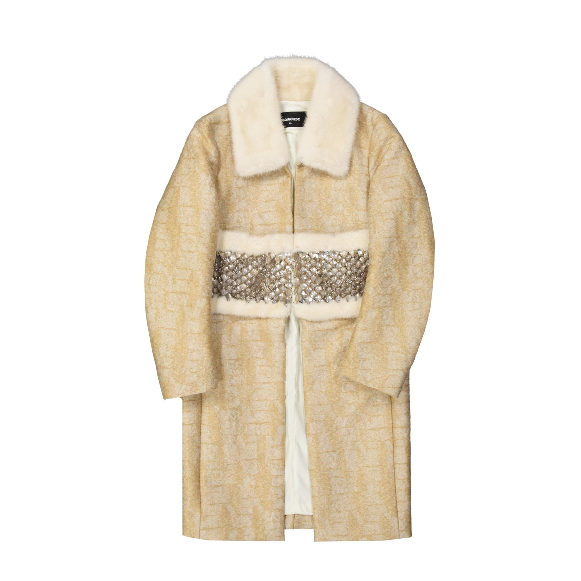Dsquared2 Crystal Embellished Coat Women - 5