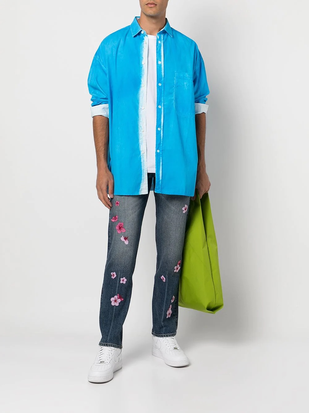 Blossom embroidered jeans - 2