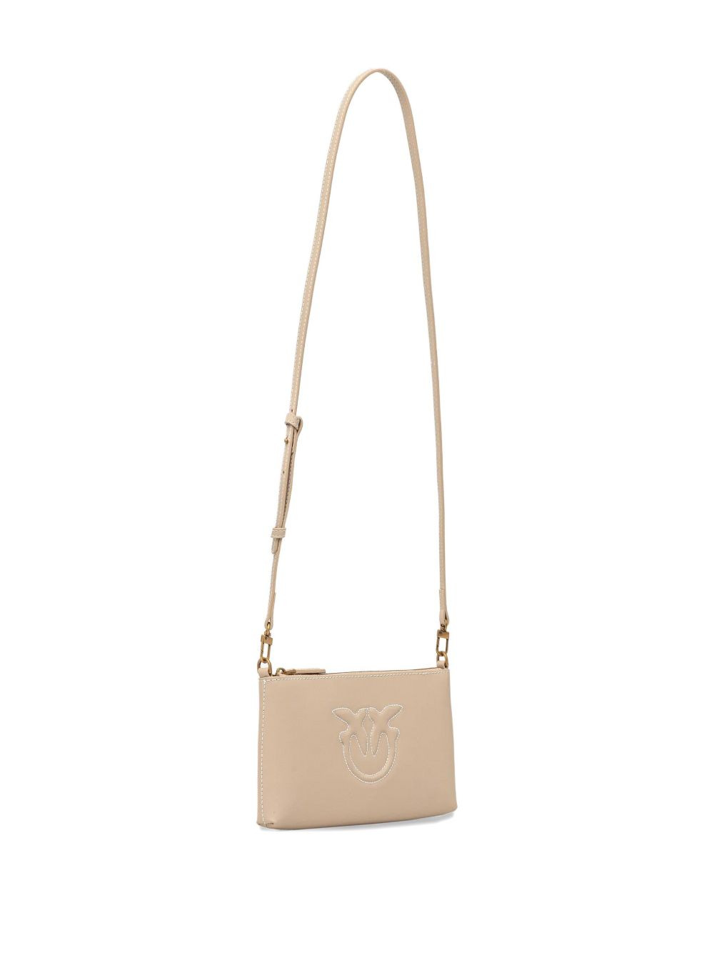 logo-detail zip-top cross body bag - 2