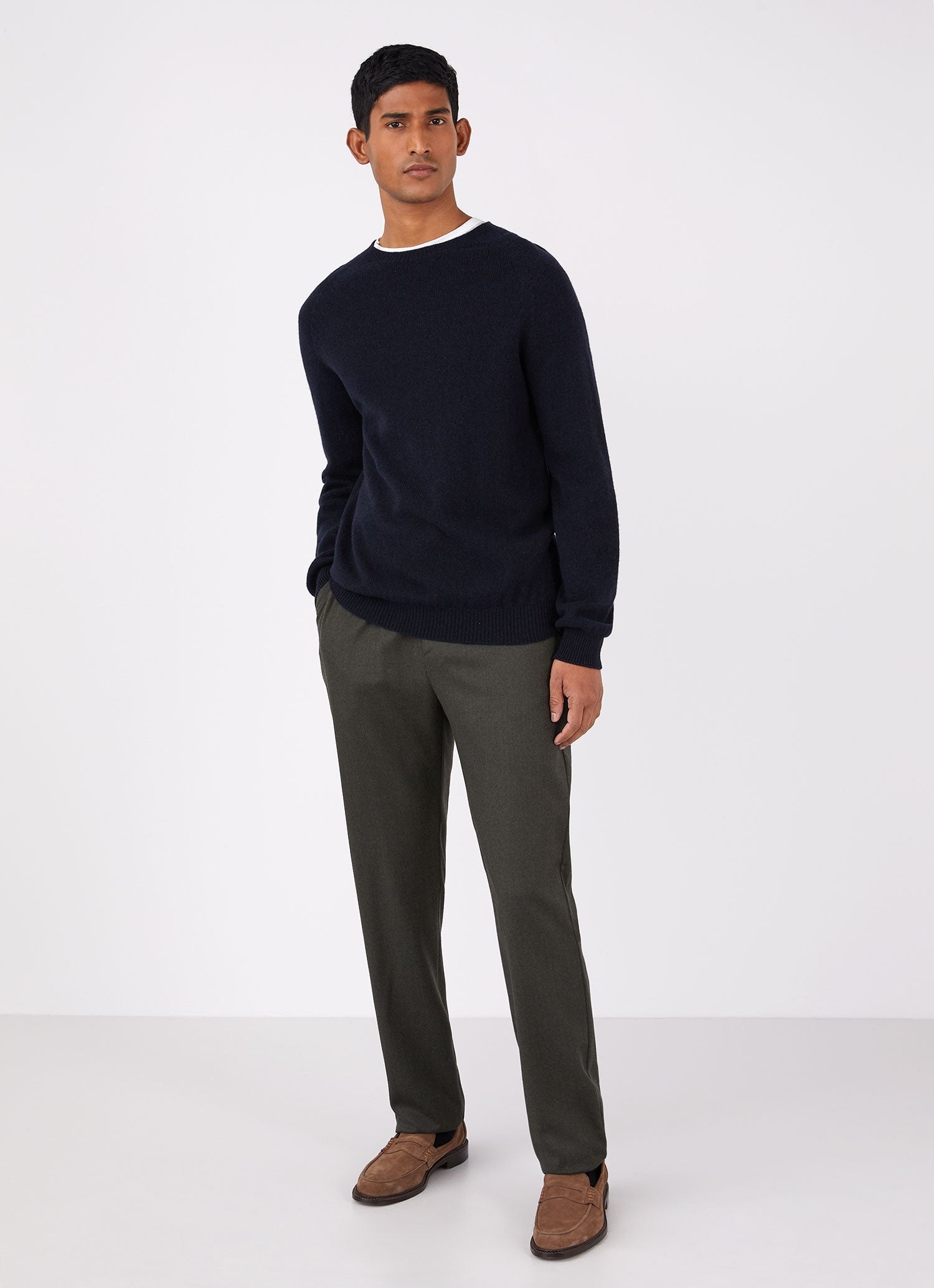 Wool Flannel Drawstring Trouser - 3