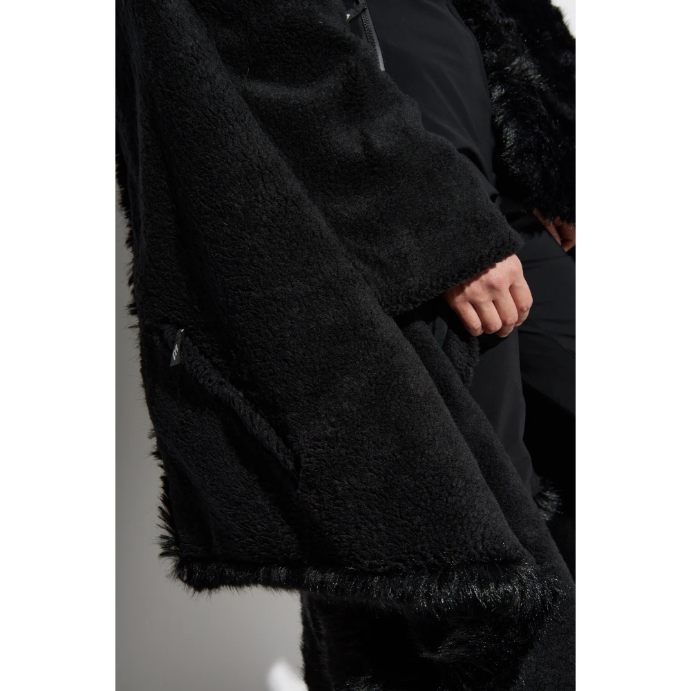 BALENCIAGA FAUX FUR CAPE FROM THE SKIWEAR COLLECTION