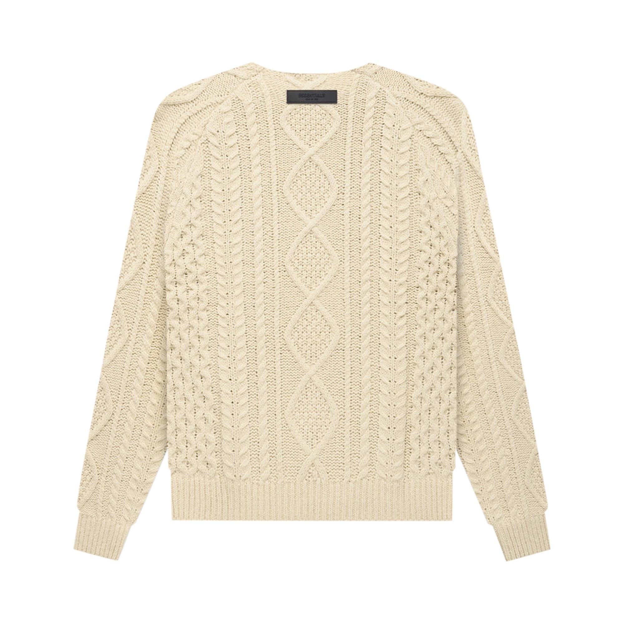 Fear of God Essentials Cable Knit 'Eggshell' - 2