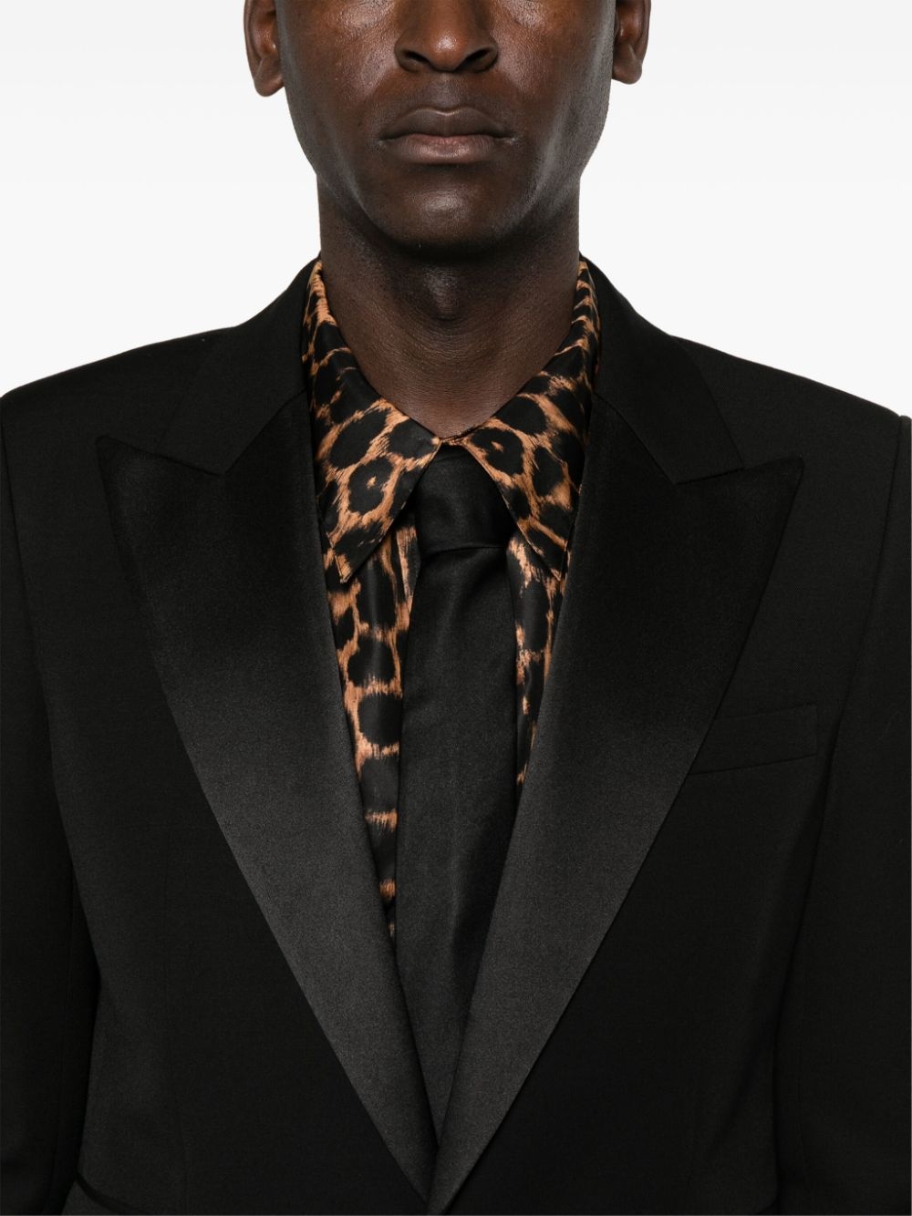 virgin wool tuxedo jacket - 5