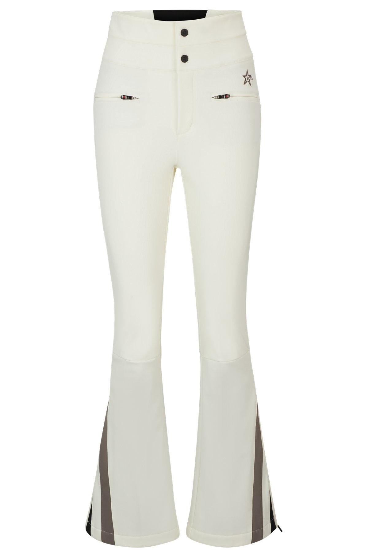 BOSS X PERFECT MOMENT SKI TROUSERS WITH STRIPES AND BRANDING - 1