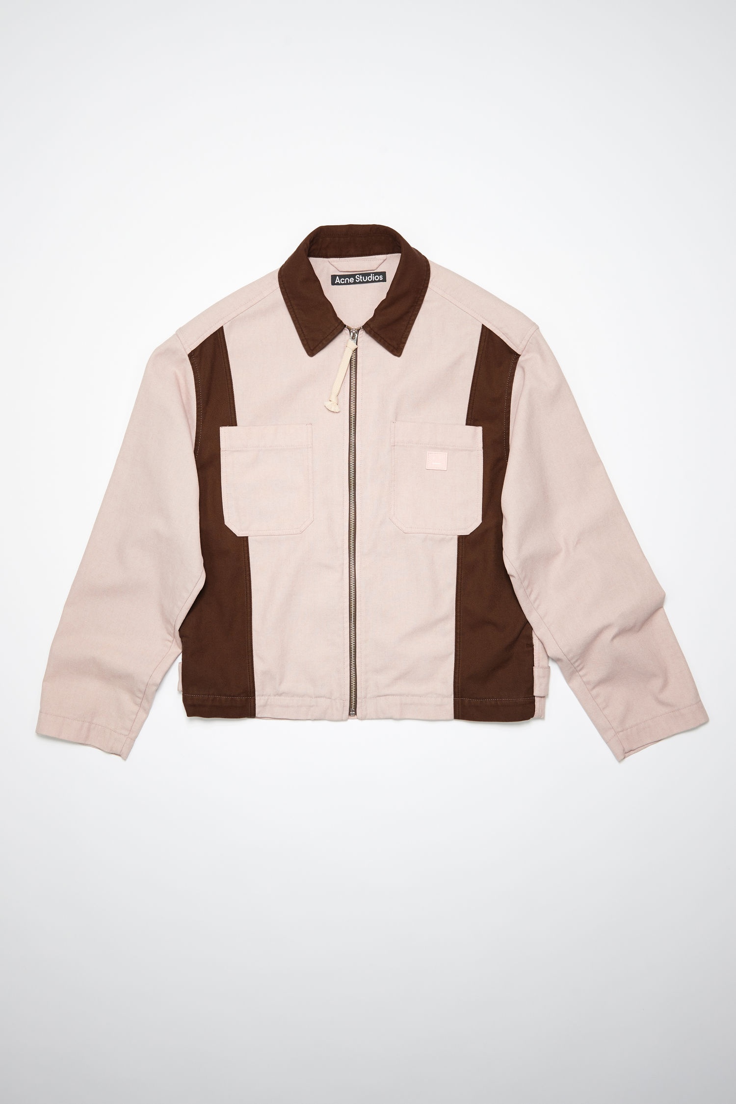 Workwear jacket - Powder Pink/Dark brown - 4